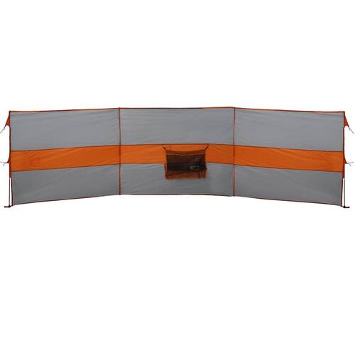 Læsejl 490x123 cm vandtæt grå og orange