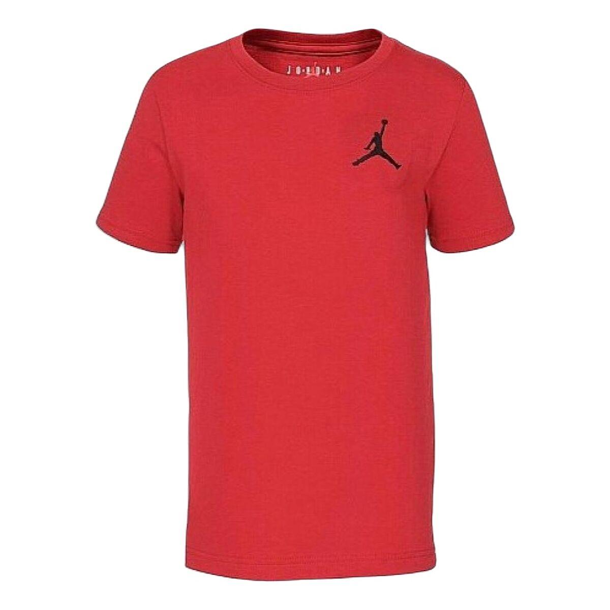 Børne Kortærmet T-shirt Nike JDB JUMPMAN AIR EMB 95A873 R78 Rød 16 år
