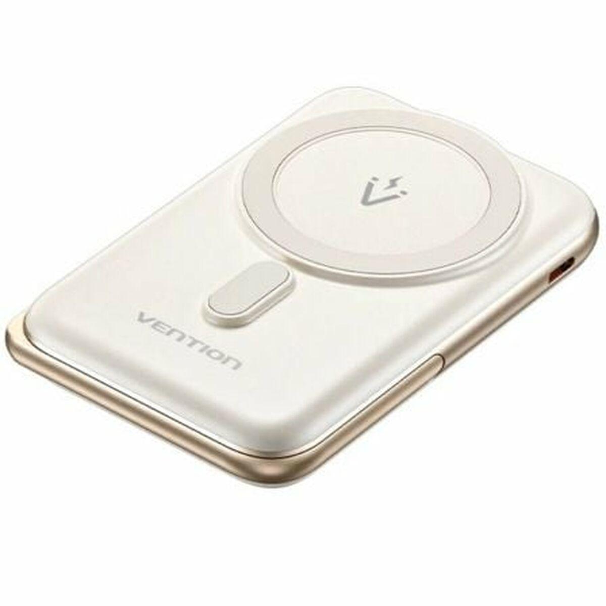 Vention Magnetic Powerbank FHNW0 20W 10000 mAh (white) Powerbank - Hvid - 10000 mAh