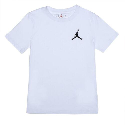 Børne Kortærmet T-shirt Nike JDB JUMPMAN AIR EMB 95A873 001 Sort 12 år
