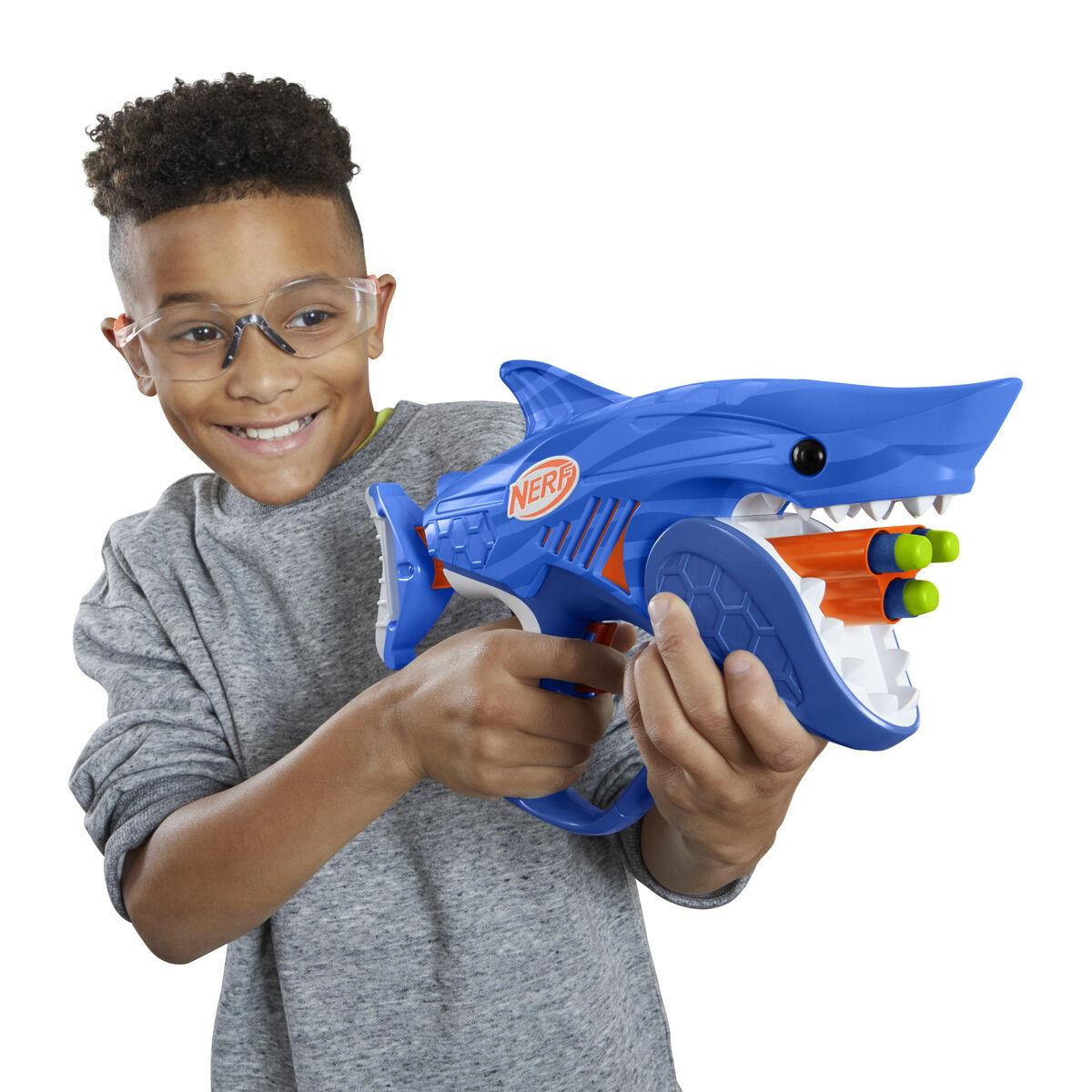 Nerf Sharkfire dartpistol - legetøjspistol til dartkampe billede