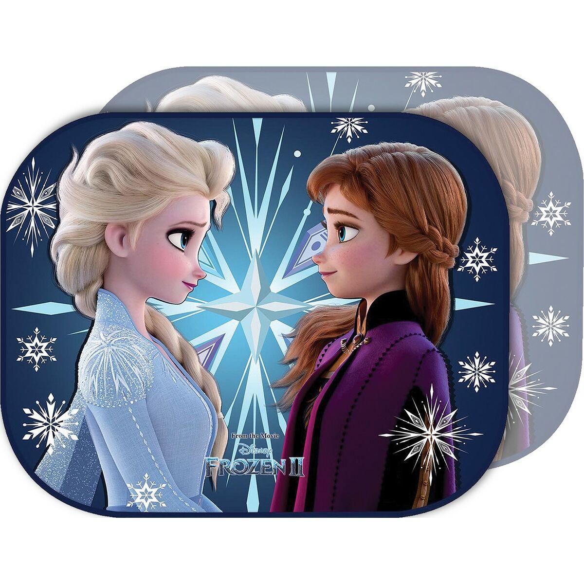 Frozen sideskærme til bil - 44 × 35 cm, 2 stk., med sugekopper