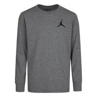 Langærmet T-shirt til Børn Nike JDB JUMPMAN AIR EMB 95A903 Grå 16 år