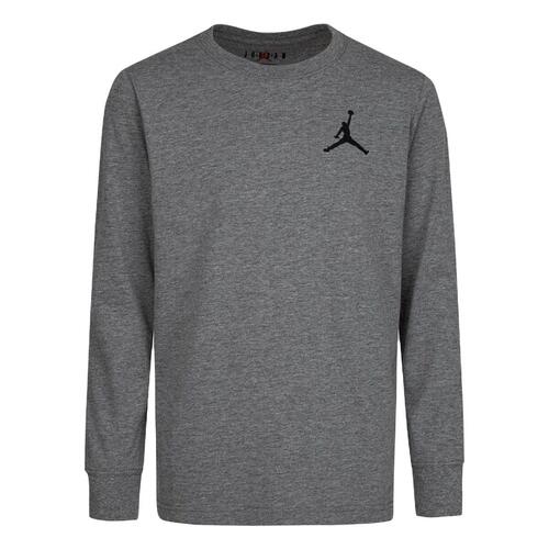 Langærmet T-shirt til Børn Nike JDB JUMPMAN AIR EMB 95A903 Grå 16 år