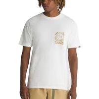 Kortærmet T-shirt til Mænd Vans SUN AND SURF SS TEE VN000G5KFS81 Hvid M