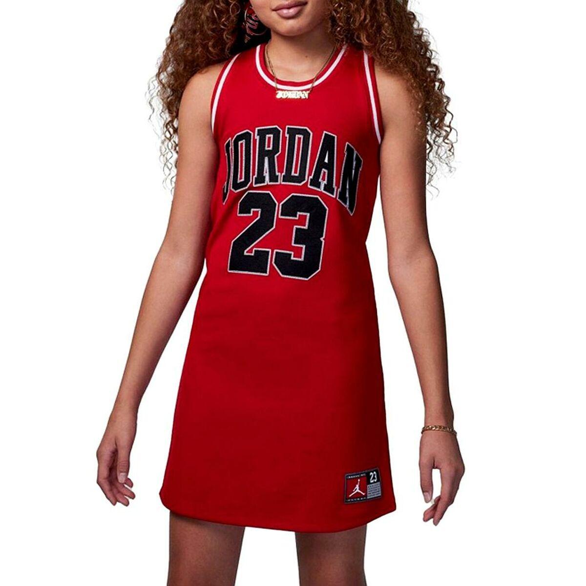 Nike Jordan 23 Jersey Dress - Pige, 12 år, rød