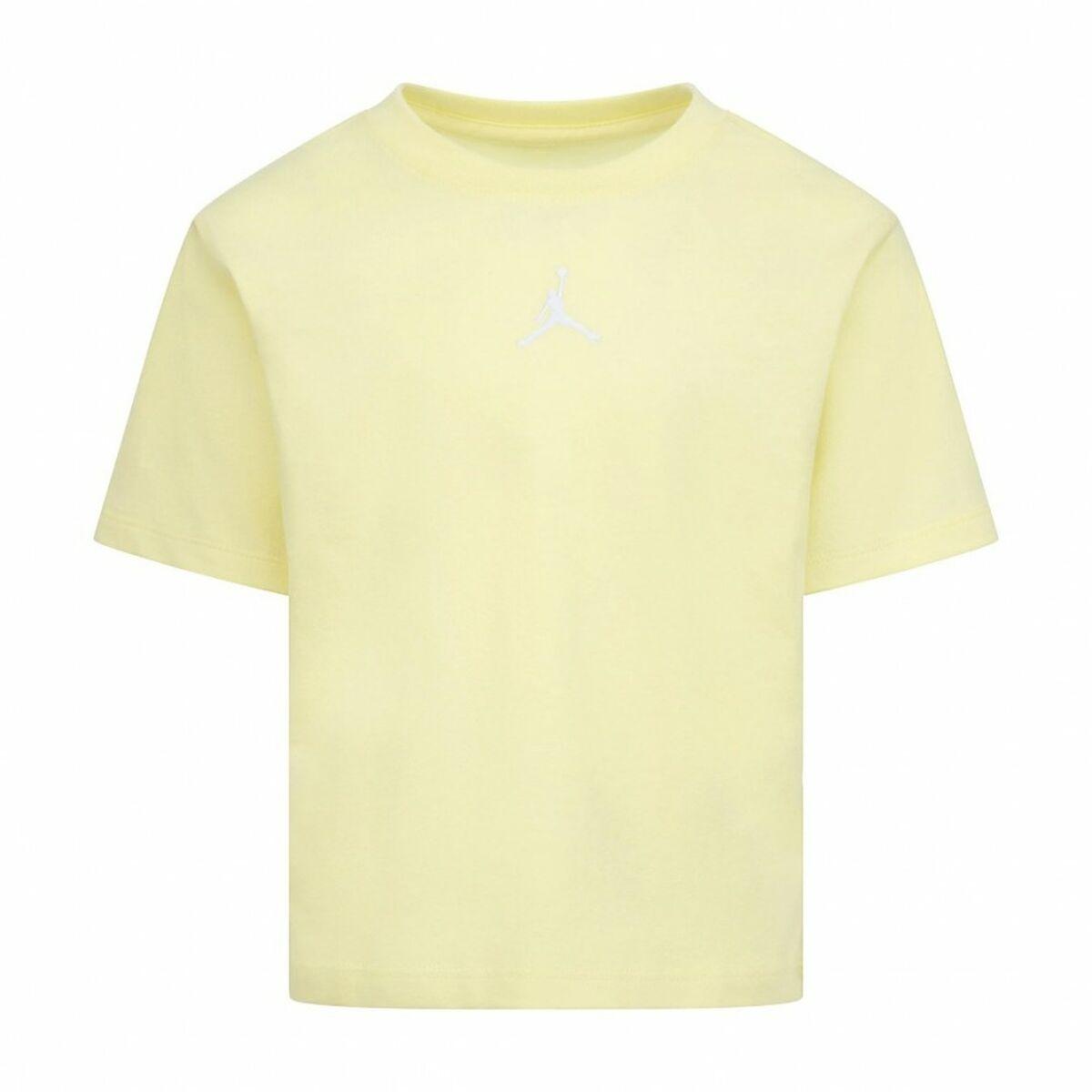 Børne Kortærmet T-shirt Nike JDG JORDAN ESSENTIALS 45A770 N2R Gul 14 år