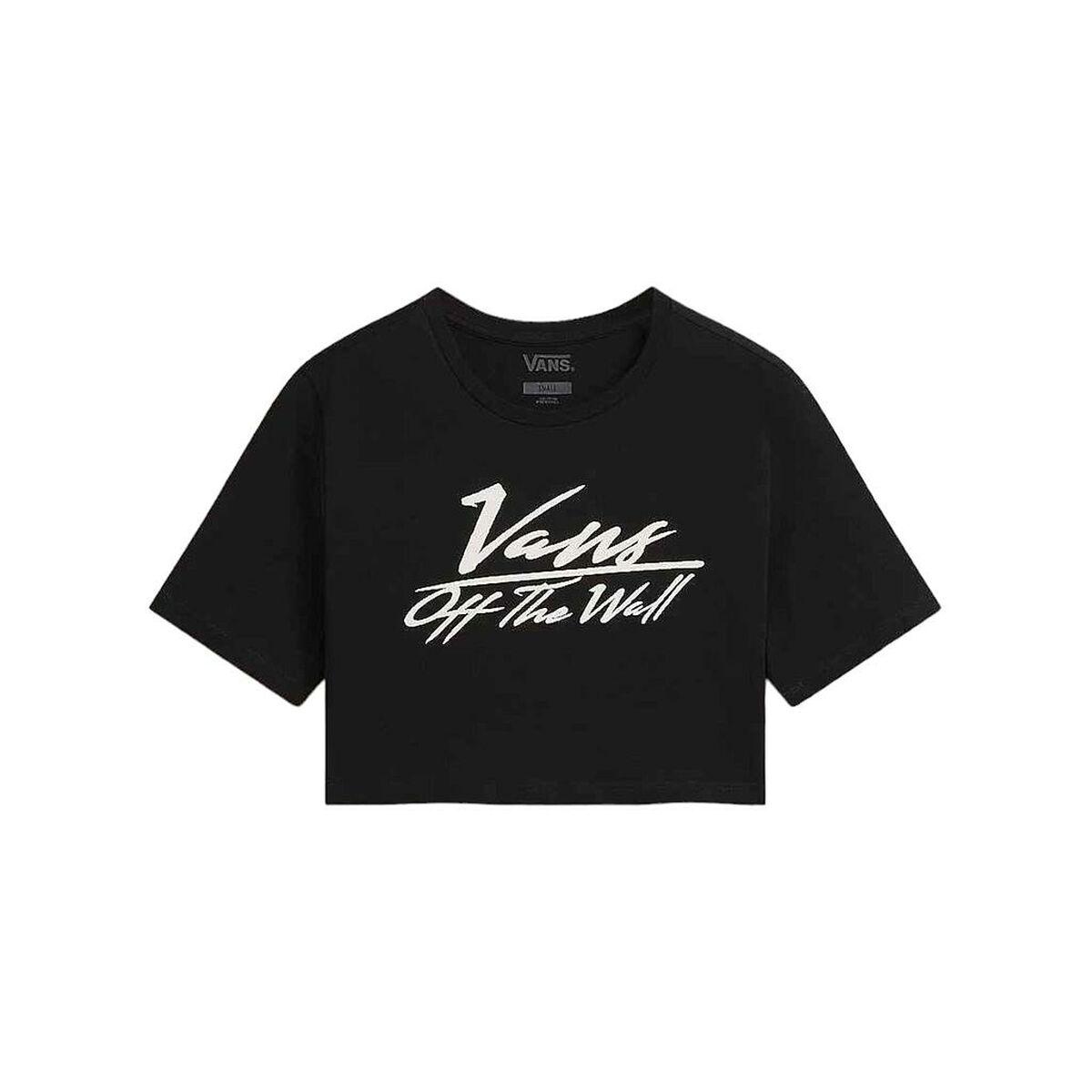 Vans GO ANYPLACE CREW CROP II kortærmet T-shirt, dame, sort (L)