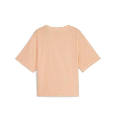 Kortærmet T-shirt til Kvinder Puma ESS ELEVATED RELAXED 677947 45 Orange S