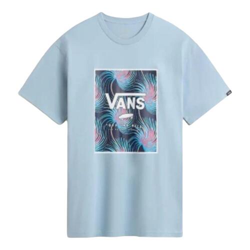 Kortærmet T-shirt til Mænd Vans MN CLASSIC PRINT BOX VN0A5E7YCZI1 Blå S