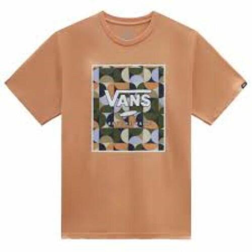 Kortærmet T-shirt til Mænd Vans MN CLASSIC PRINT BOX VN0A5E7YD051 Orange XL