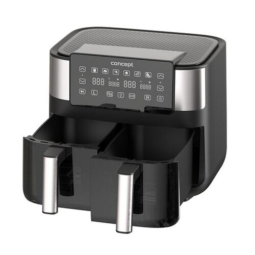 Airfryer Concept FR8000 Sort Sølvfarvet 2850 W 8 L