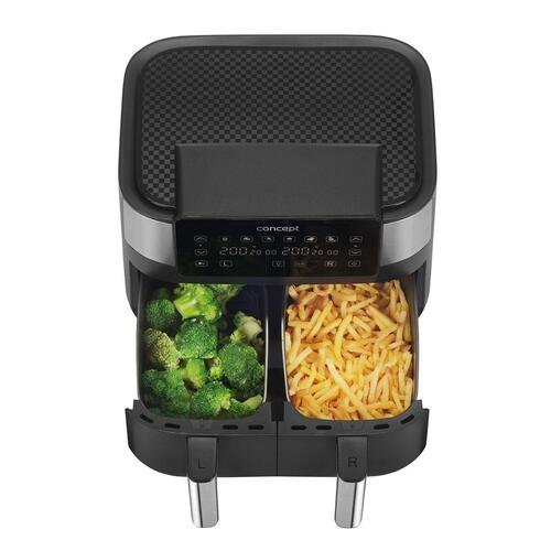 Airfryer Concept FR8000 Sort Sølvfarvet 2850 W 8 L