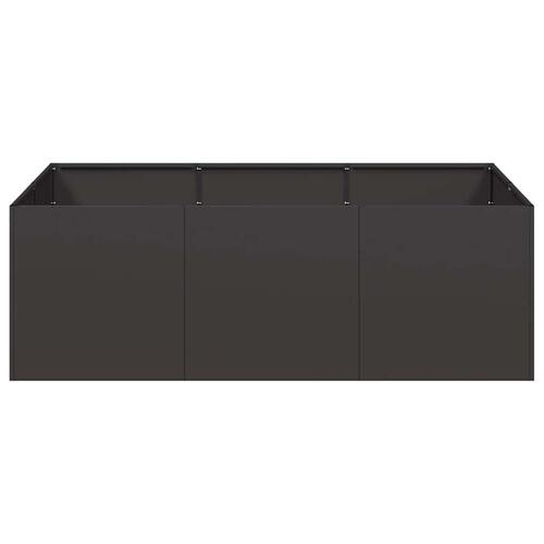 Plantekasse 120x80x40 cm stål sort