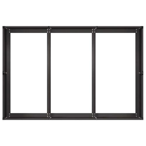 Plantekasse 120x80x40 cm stål sort