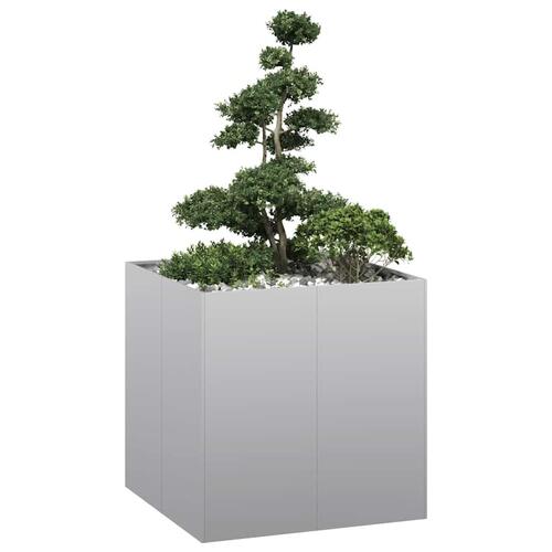 Plantekasse 80x80x80 cm galvaniseret stål