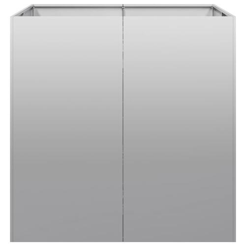 Plantekasse 80x80x80 cm galvaniseret stål