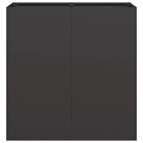 Plantekasse 80x40x80 cm koldvalset stål sort