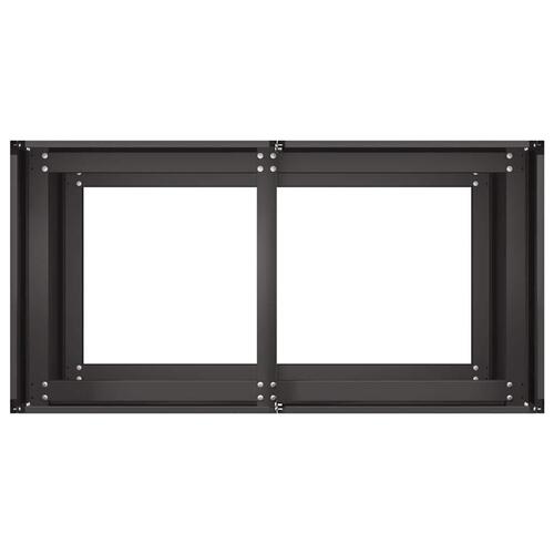 Plantekasse 80x40x80 cm koldvalset stål sort