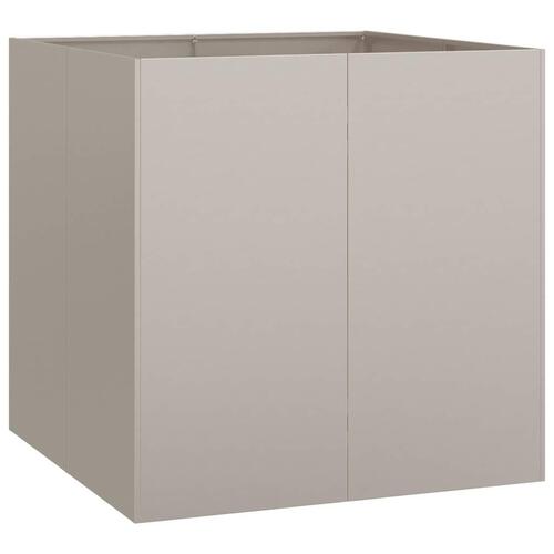Plantekasse rustfarvet 80x80x80 cm forvitringsstål