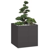 Plantekasse 80x80x80 cm stål sort