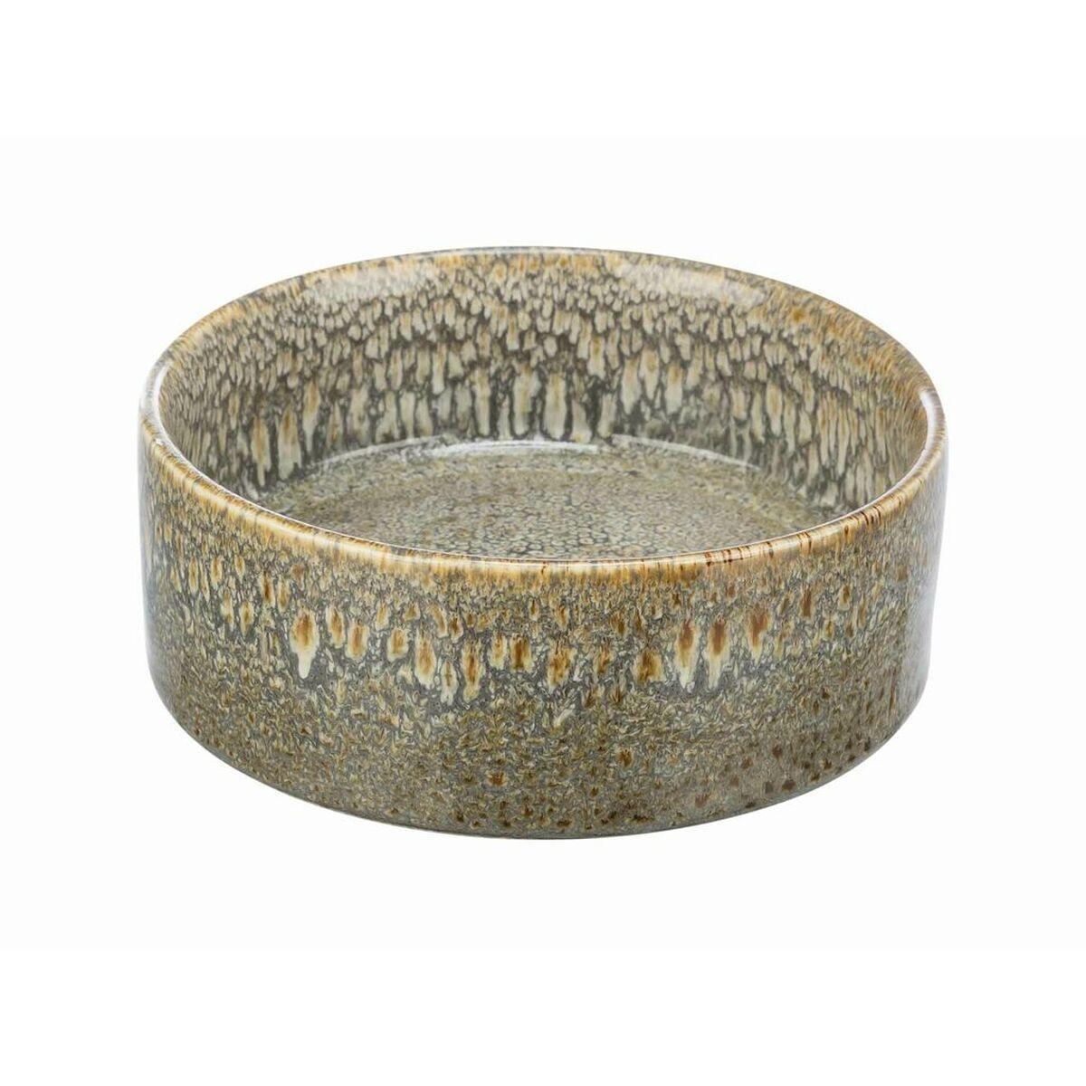 Hund Feeder Trixie Brun Ø 13 cm 400 ml billede