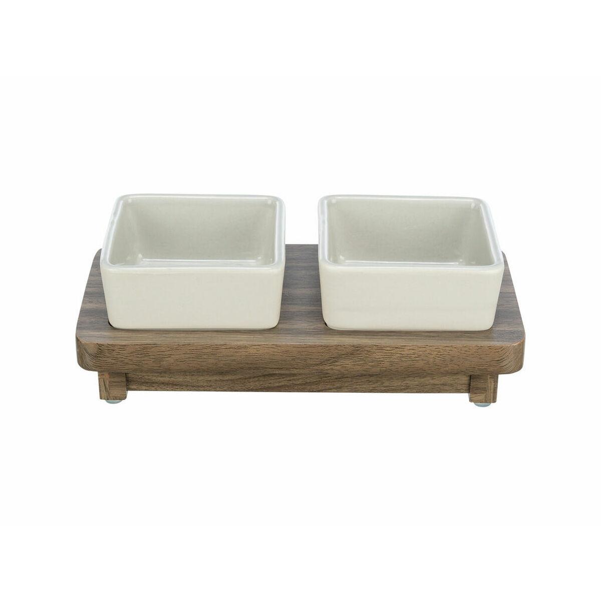Hund Feeder Trixie CityStyle Brun Grå Ø 10 cm 2 x 200 ml 24 x 4 x 12 cm