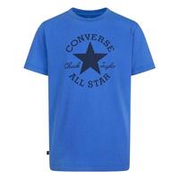 Børne Kortærmet T-shirt Converse Sustainable Core Sse Blå 13-15 år