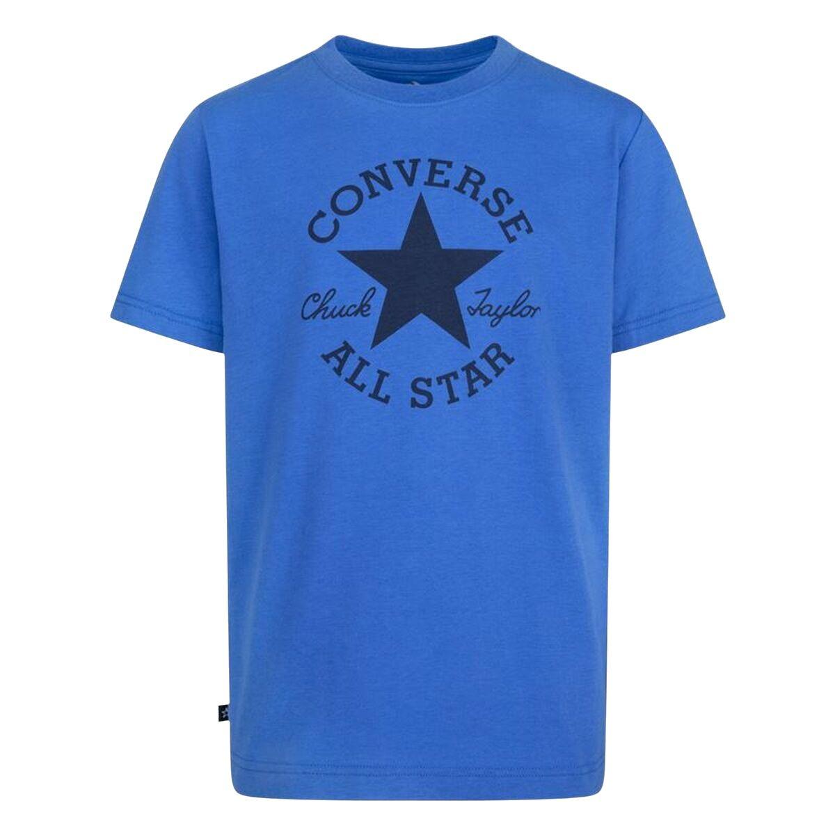 Børne Kortærmet T-shirt Converse Sustainable Core Sse Blå 13-15 år