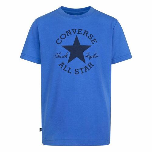 Børne Kortærmet T-shirt Converse Sustainable Core Sse Blå 13-15 år