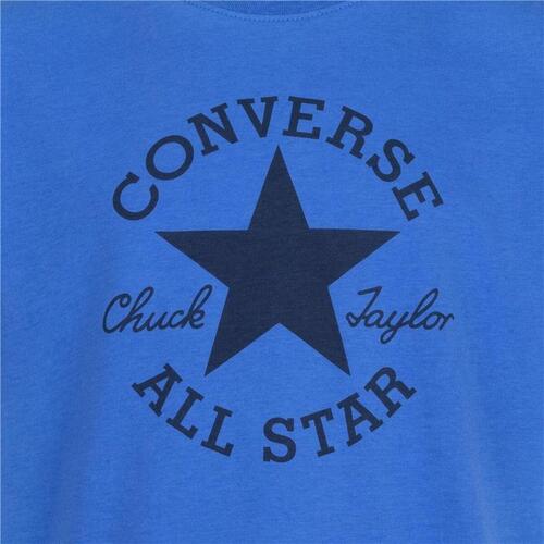 Børne Kortærmet T-shirt Converse Sustainable Core Sse Blå 13-15 år