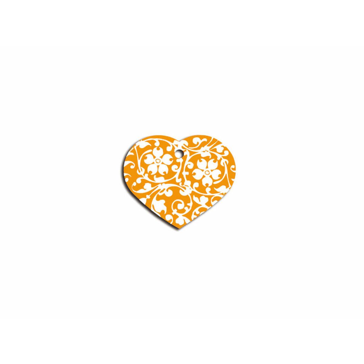 Identifikationsplade Imarc Heart Gul Orange