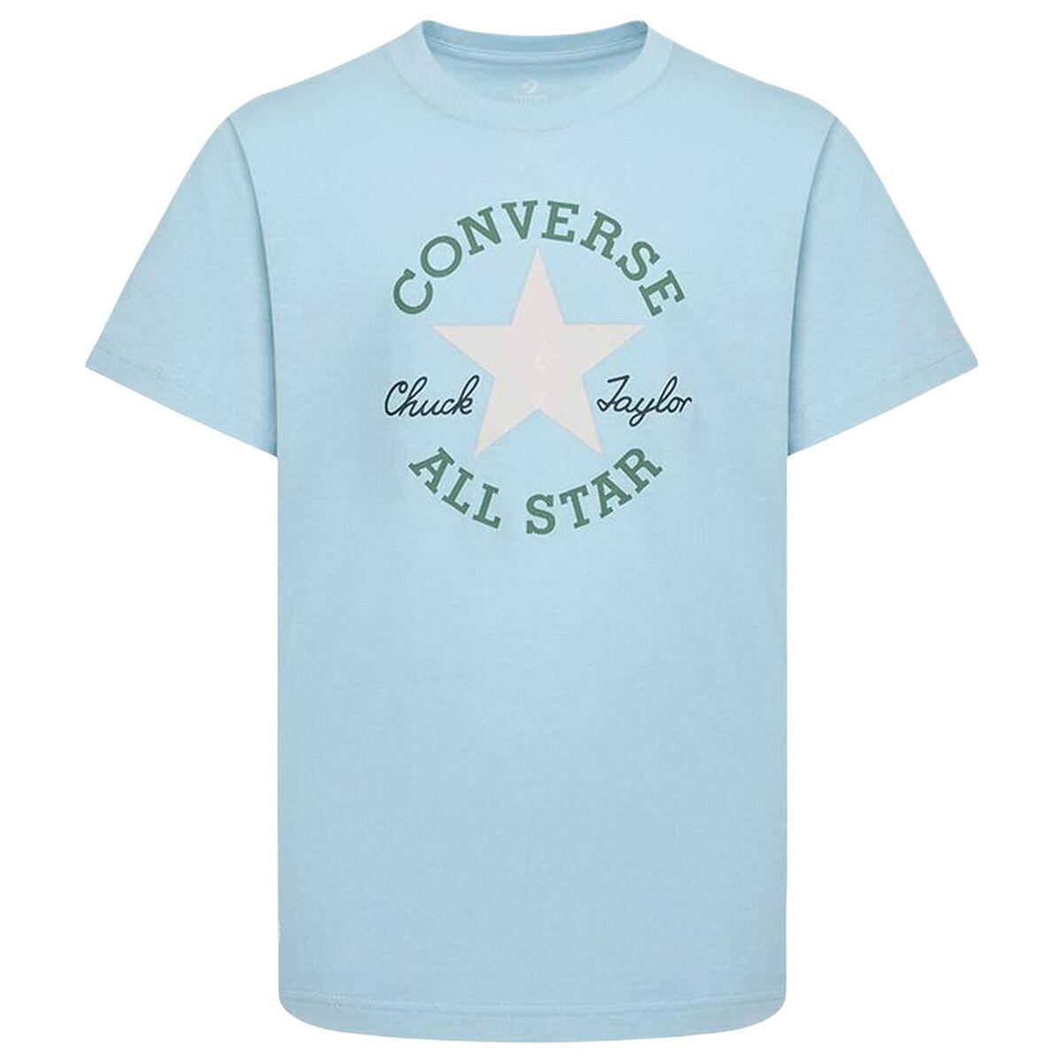 Converse Sustainable Core Sse T-shirt til drenge, himmelblå (13-15 år)