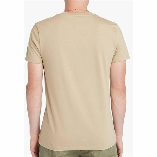 Kortærmet T-shirt til Mænd Timberland Beige S