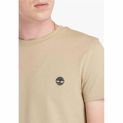 Kortærmet T-shirt til Mænd Timberland Beige S