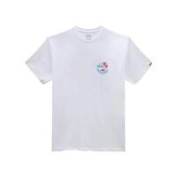 Kortærmet T-shirt til Mænd Vans Classic Mini Dual Palm Hvid XL