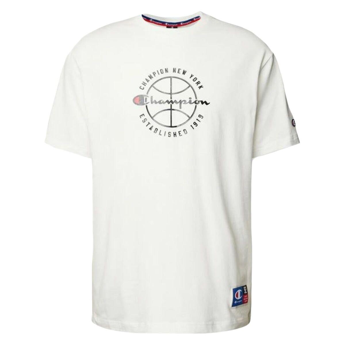 Kortærmet T-shirt til Mænd Champion Crewneck XL
