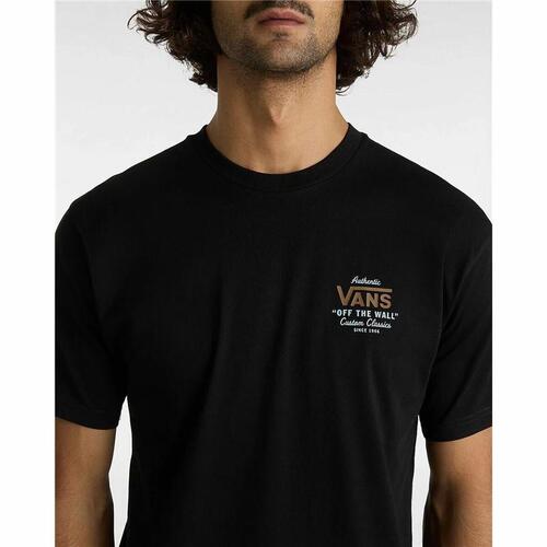 Kortærmet T-shirt til Mænd Vans Holder St Classic Sort XL