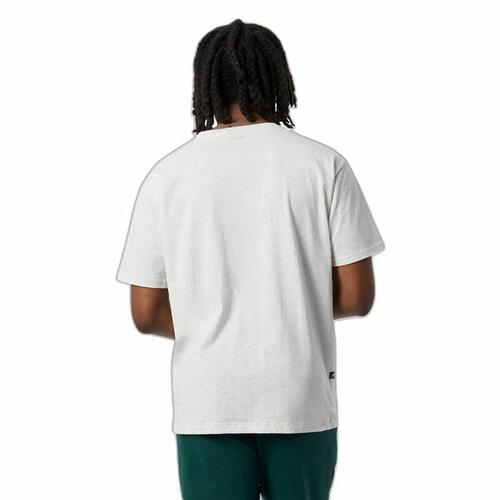 Kortærmet T-shirt til Mænd New Balance Nb Essentials Graphic 1 Sah Hvid S