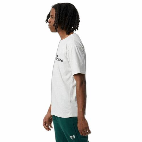 Kortærmet T-shirt til Mænd New Balance Nb Essentials Graphic 1 Sah Hvid S