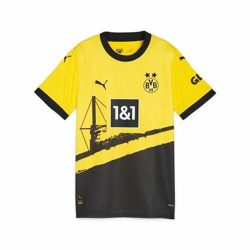 Kortærmet fodboldtrøje til børn Puma Borussia Dortmund 5-6 år