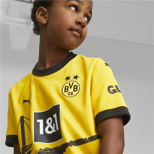 Kortærmet fodboldtrøje til børn Puma Borussia Dortmund 5-6 år