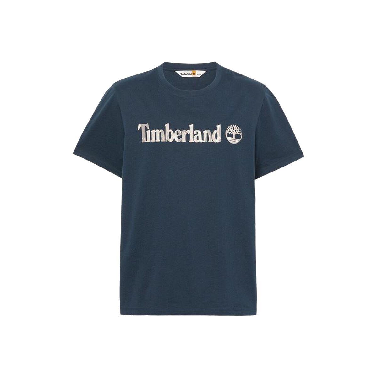 Timberland Kennebec River Camo Linear Logo T-shirt, blå - S