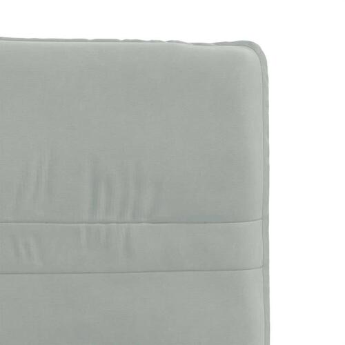 Spisebordsstole 4 stk. velour lysegrå