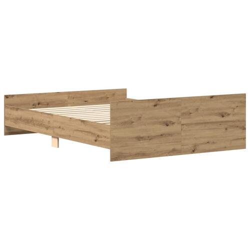 Sengestel uden madras 140x190cm konstrueret træ kunsteg