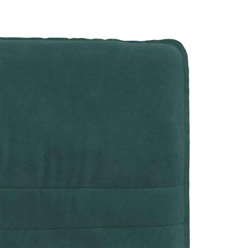Spisebordsstole 4 stk. velour mørkegrøn