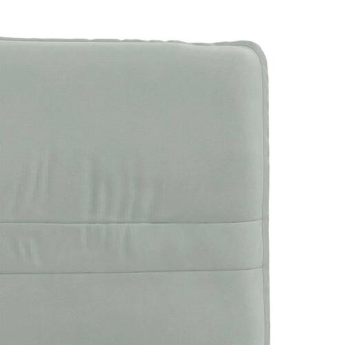 Spisebordsstole 6 stk. velour lysegrå