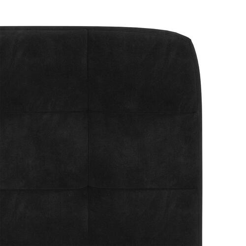 Spisebordsstole 4 stk. velour sort