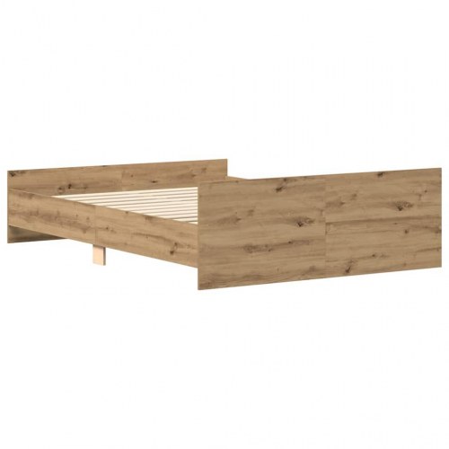 Sengestel uden madras 135 × 190 cm - konstrueret træ i kunsteg