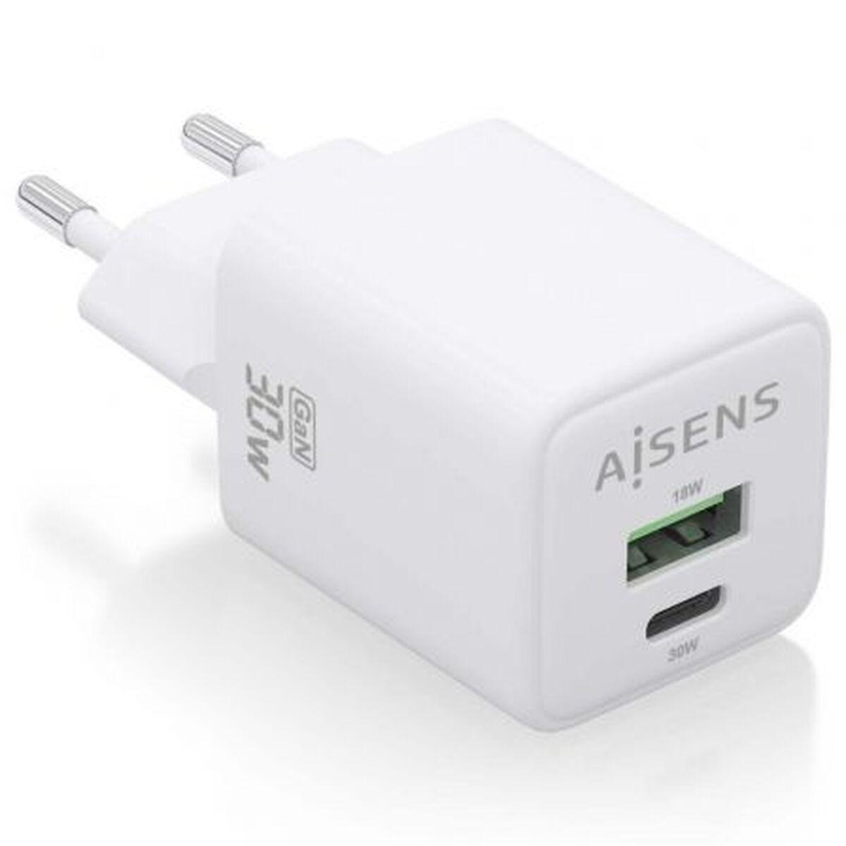 Vægoplader Aisens ASCH-30W2P037-W Hvid 33 W